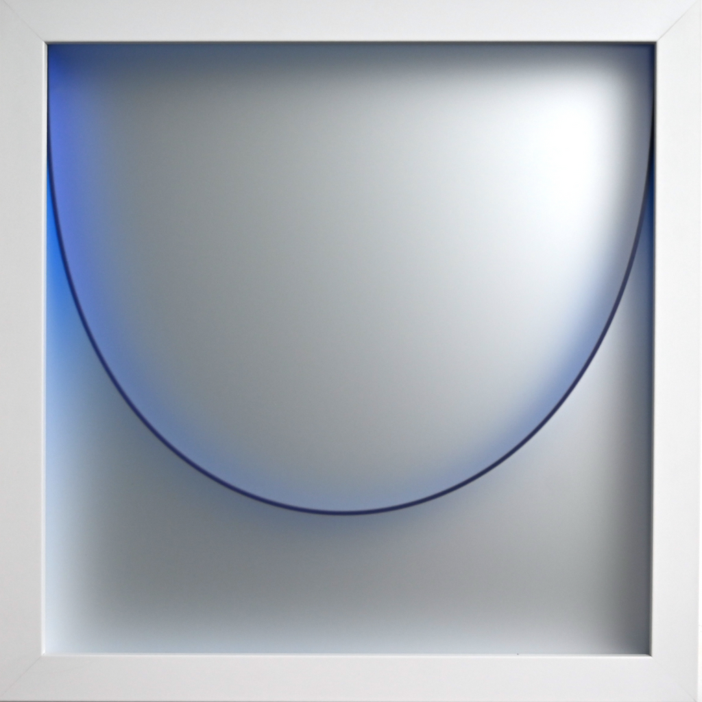 Beautiful minimal piece with saturated colour.