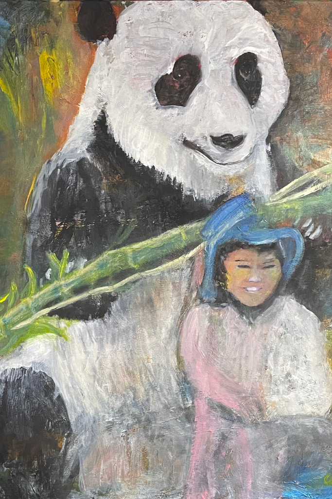 Panda and ghost girl