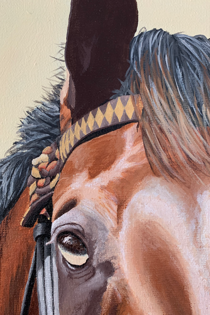 A Horse Aglow