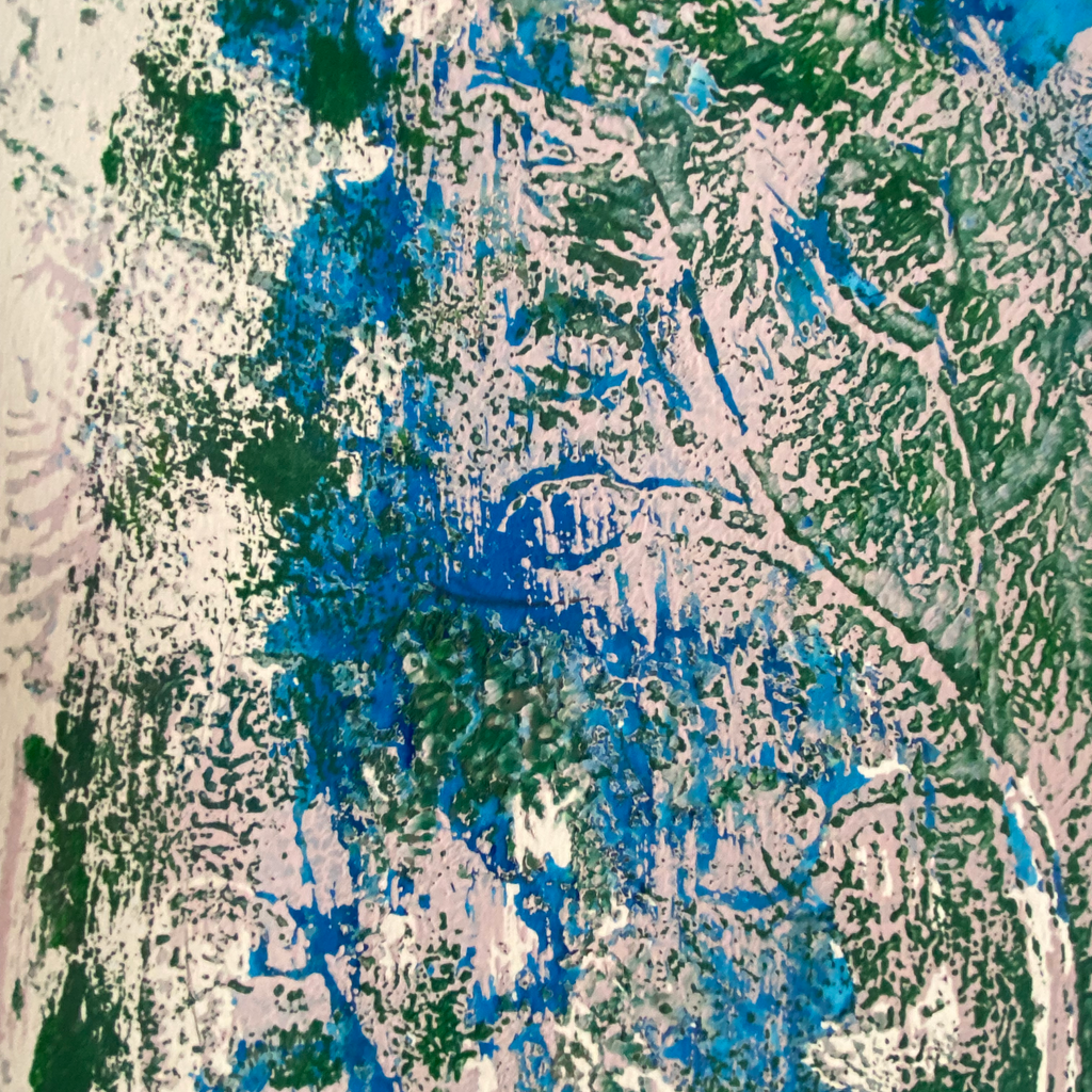 Blue into Green