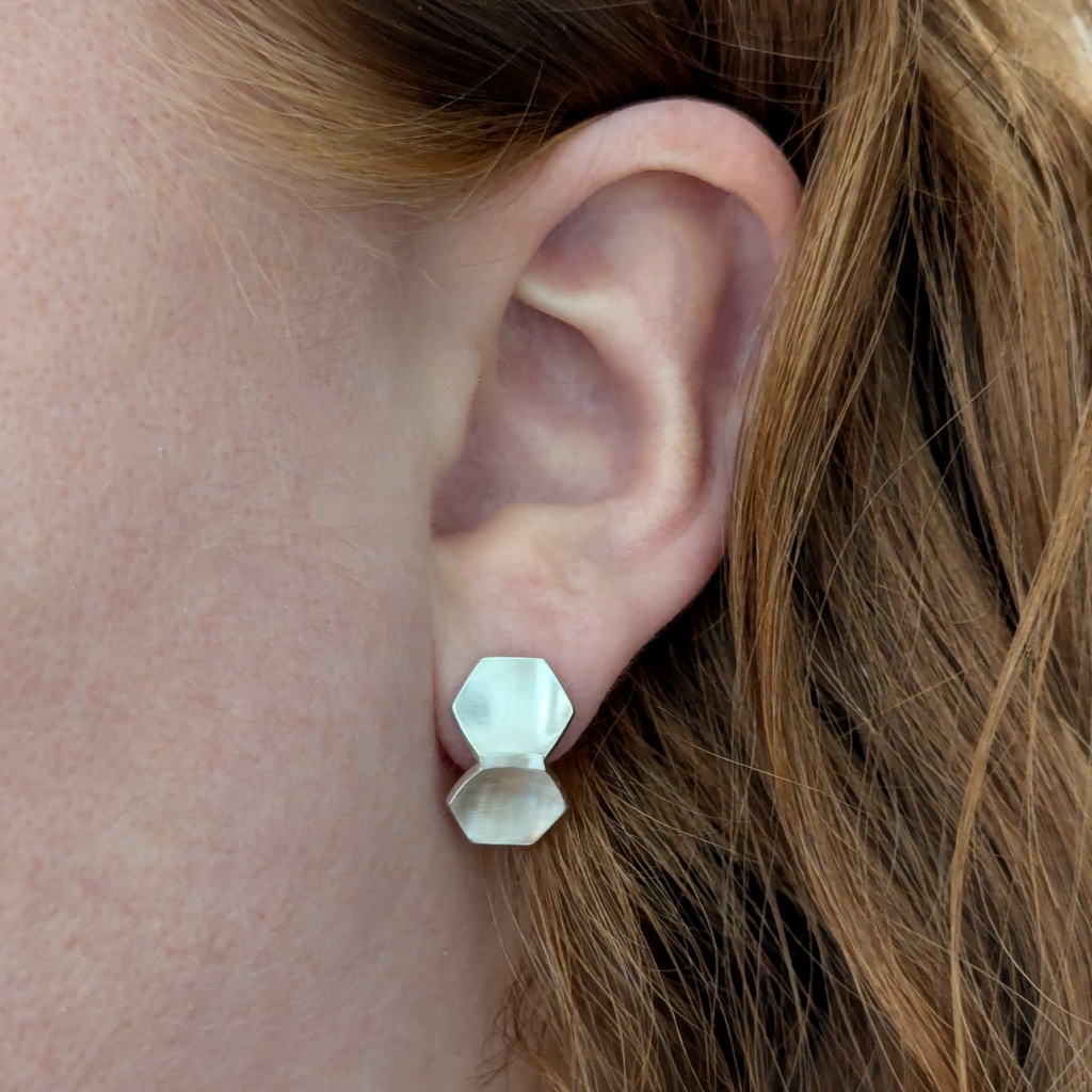 double hex domed studs