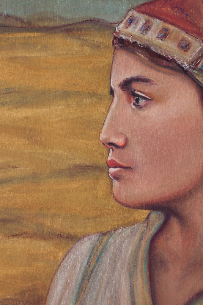 Gold soft pastels