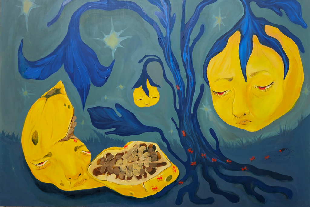 Full painting, Cropped