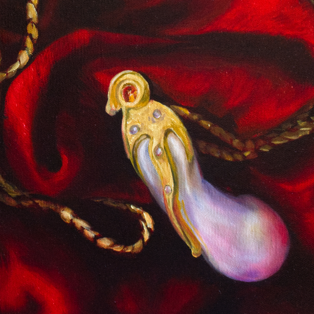 Detail of Broome fishtail pearl.