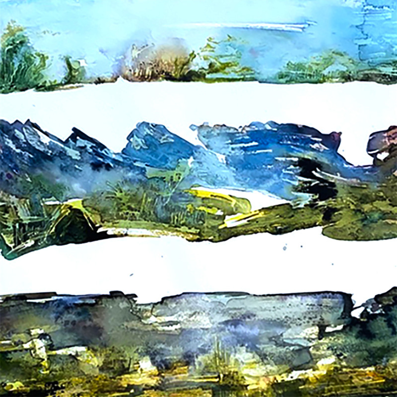 Detail of Five Tassie landscapes