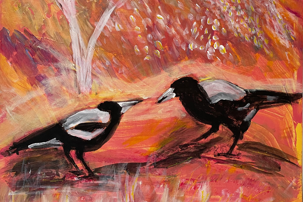 Another Magpie Stand off