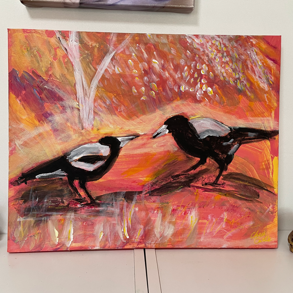 Another Magpie stand off