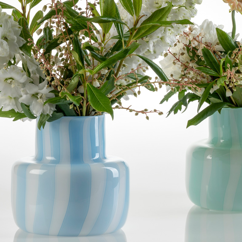 Blue Humbug Vase