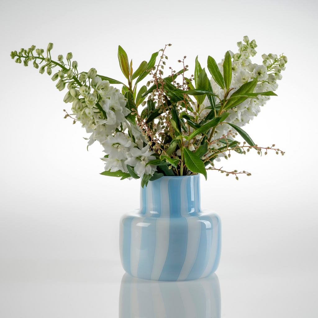 Blue Humbug Vase